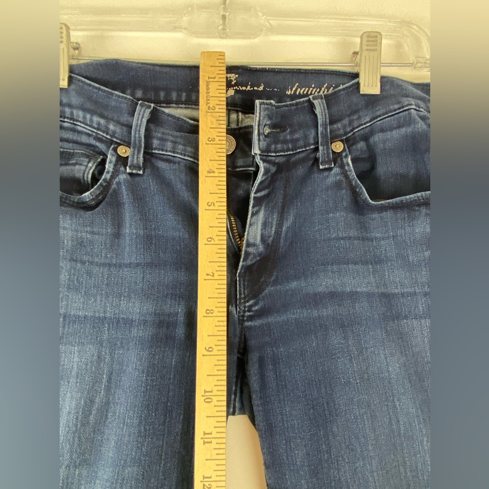 7 for all mankind straight-leg jeans Sz26x32 (sku 113) - Picture 8 of 15